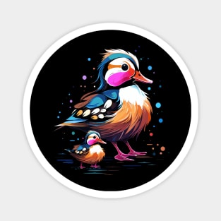 Mandarin Duck Fathers Day Magnet